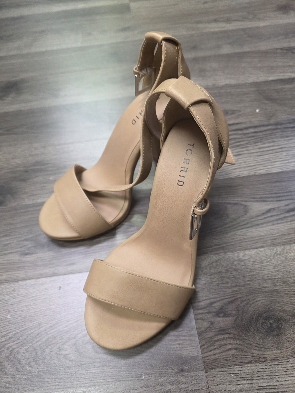 Torrid Nude Ankle Strap Sandals - Picture 2 of 6